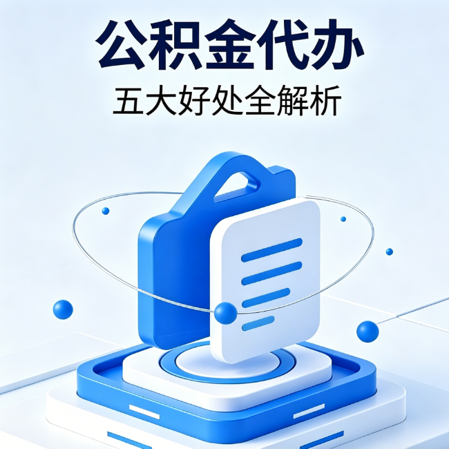邯郸公积金代办到底值不值？这5大好处让你少走弯路